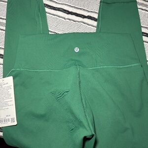 lululemon Wunder Train HR Tight 25" Everglade Green NWT Size 10